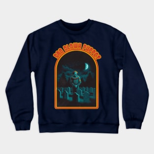 Sad Clown Puppet Crewneck Sweatshirt